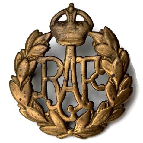 Raf Royal Air Force Cap Badge Original Ww2 Eur 16 38 Picclick It