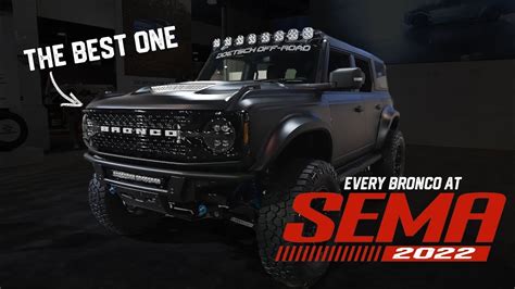 Every Custom Bronco At Sema Palpites Net