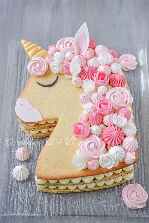 G Teau Licorne Fa On Numbercake Amuses Bouche Gateau Licorne