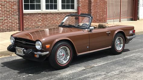 1976 Triumph Tr6 Convertible Presented As Lot S80 At Denver Co Triumph Tr6 Triumph British