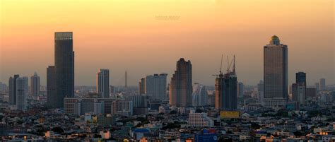 Sathorn Skyline | Skyline, Beautiful sunset, San francisco skyline