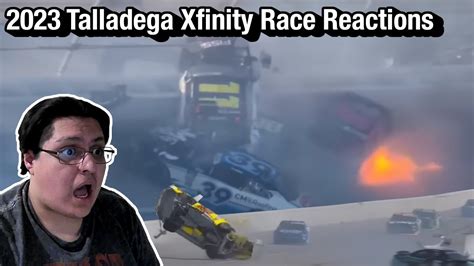 Talladega Xfinity Race Reactions Youtube