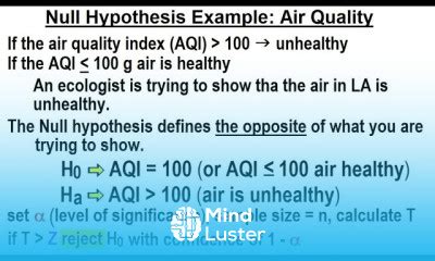 Learn Statistics Ch 9 Hypothesis Testing 15 Of 35 Null Hypothesis