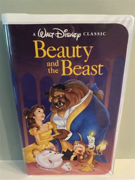 BEAUTY AND THE Beast VHS Tape Walt Disneys Black Diamond Classic 1325