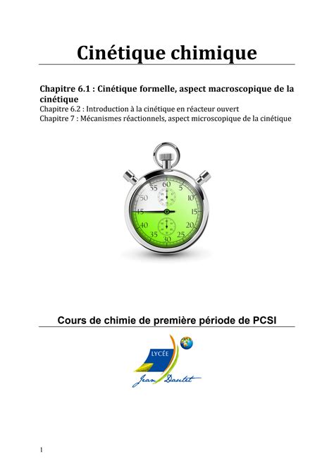 Solution Cinetique Chimique Cours Studypool