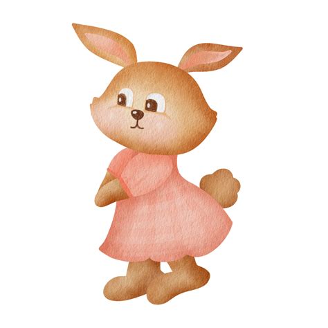 Watercolor Easter Bunny 21096376 Png