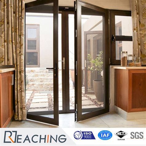 New Design Aluminum Profile Reflected Glass Casement Doors From China