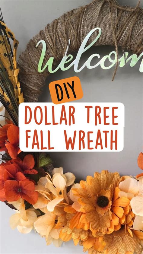 Dollar Tree Fall Wreath Dollar Tree Fall Fall Wreath Wreaths