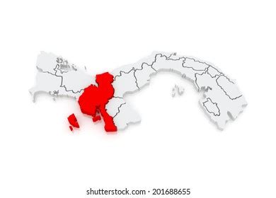 Map Veraguas Panama 3d Stock Illustration 201688655 | Shutterstock