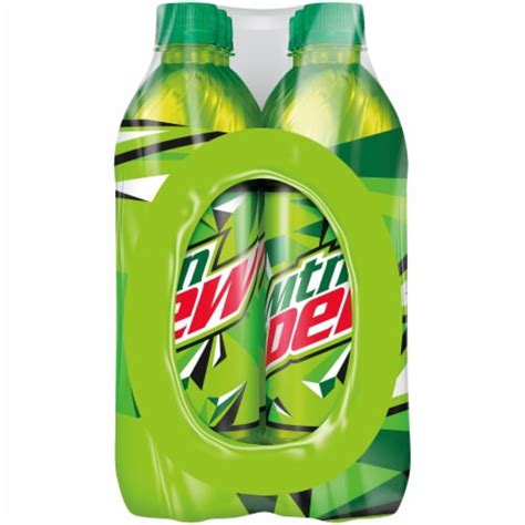 Mountain Dew Soda Bottles 6 Pk 24 Fl Oz Kroger