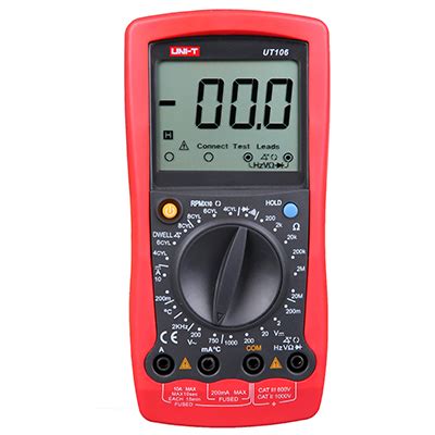 Uni T Ut106 Handheld Automotive Multi Purpose Meters Ac Dc Voltage