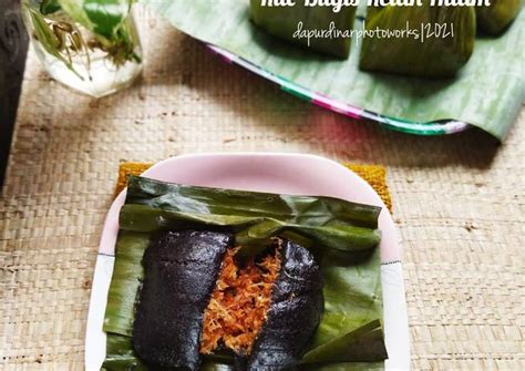 Resep Kue Bugis Ketan Hitam Mix Tepung Mocaf Oleh Dapurdinar Cookpad