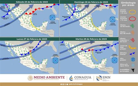 Conagua Clima On Twitter Desde Hoy Y Hasta El Martes Persistir