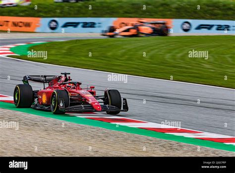 Charles Leclerc Mon Ferrari F1 75 During The Formula 1 Championship 2022 Austrian Grand Prix