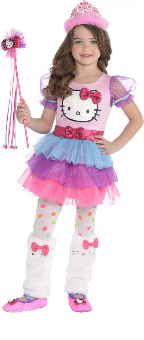 Create Your Own Girls' Rainbow Hello Kitty Costume Accessories | Party City