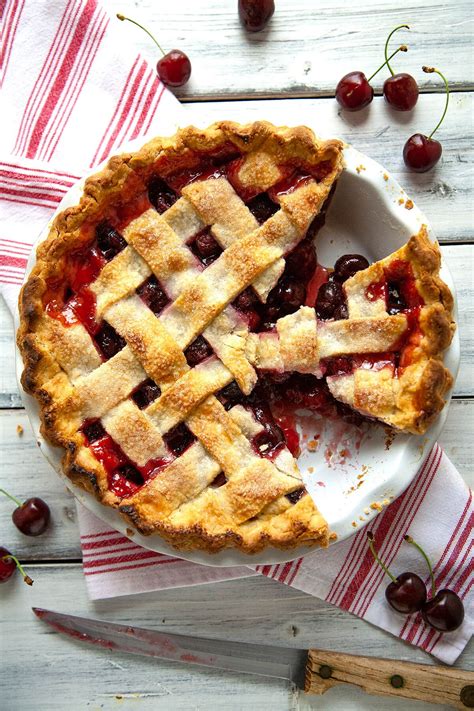 Easy Homemade Cherry Pie Recipe Homemade Cherry Pies Cherry Pie