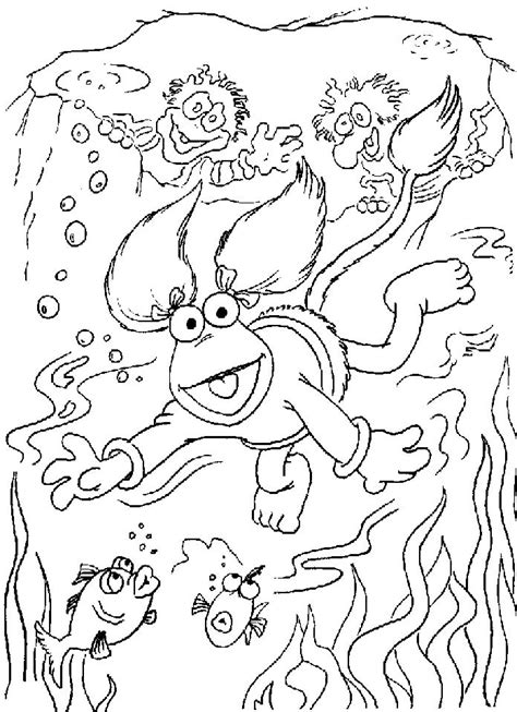 Fraggle Rock Coloring Pages Free Printable Coloring Pages For Kids