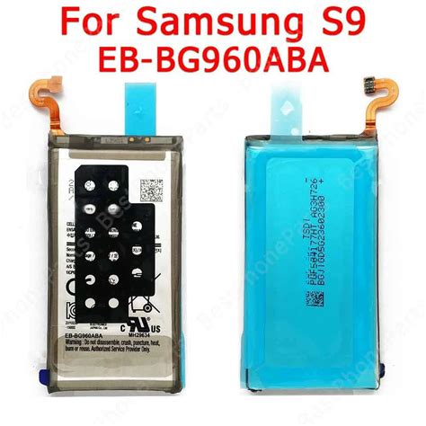 Battery For Samsung Galaxy S9 G960 Battery Cellphone Spare Parts 3000 Mah Eb Bg960aba