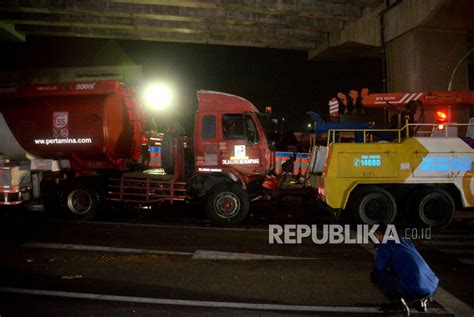 Polisi Periksa Sopir Truk Tangki Sebabkan Kecelakaan Maut Di Cibubur