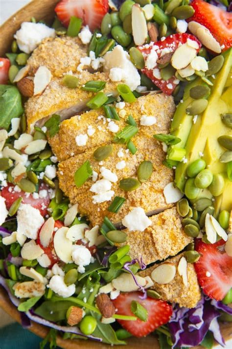 Crispy Chicken Salad With Poppy Seed Dressing The Roasted Root