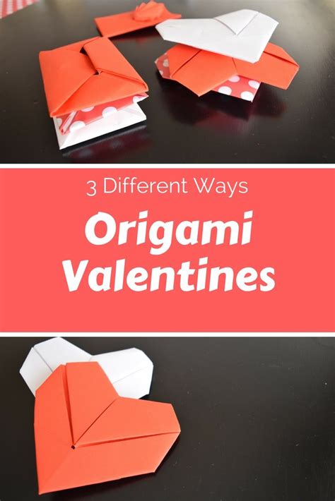 3 Different Origami Valentine Notes | FaVe Mom