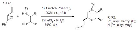 Morpholine synthesis