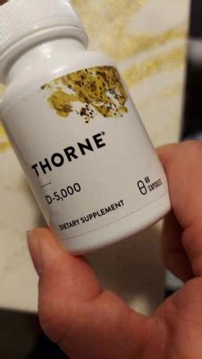 Thorne Vitamin D-5000 - Vitamin D3 Supplement - 5,000 Iu - Support ...