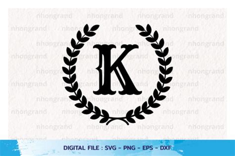 Monogram Alphabet K Vintage Svg Graphic by nhongrand · Creative Fabrica