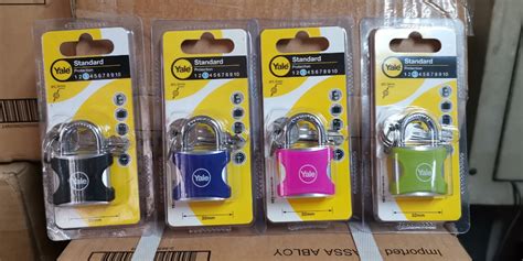 YALE ALUMINUM PADLOCK YE3 32 116 1 32mm SHORT SHACKLE SOLD PER