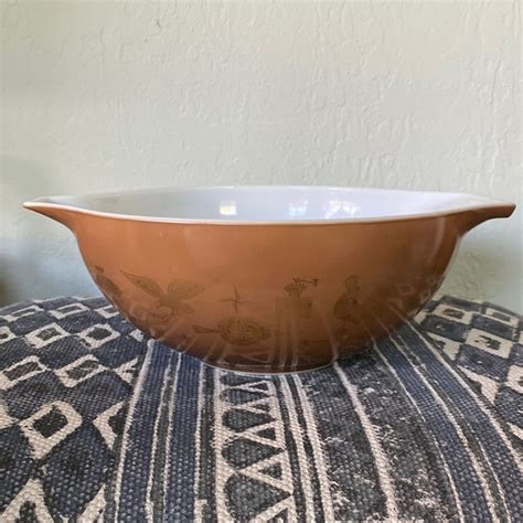 Pyrex Kitchen Pyrex Vintage Mixing Bowl Early American Brown Poshmark