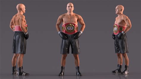 IBF Boxing Champion 3D Model $149 - .3ds .blend .c4d .fbx .max .ma .lxo ...