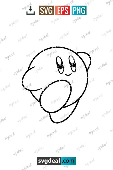 Free Kirby Svg - SVGDeal.com