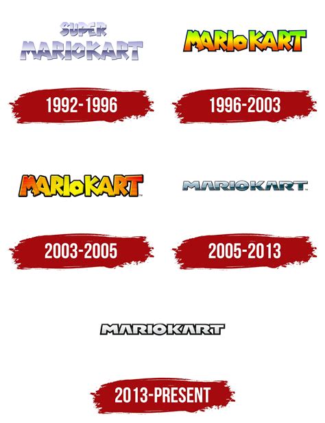 Mario Kart Logo Symbol Meaning History Png Brand