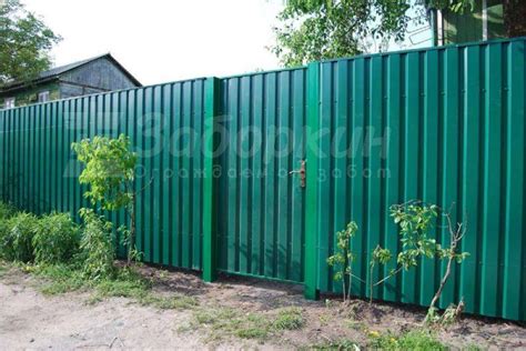 Сколько стоит 20 метров забора из профнастила - цены на заборы из ...