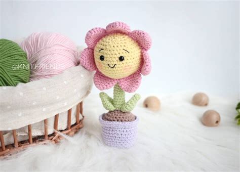 Amigurumi flowers PATTERN crochet pattern amigurumi flower | Etsy