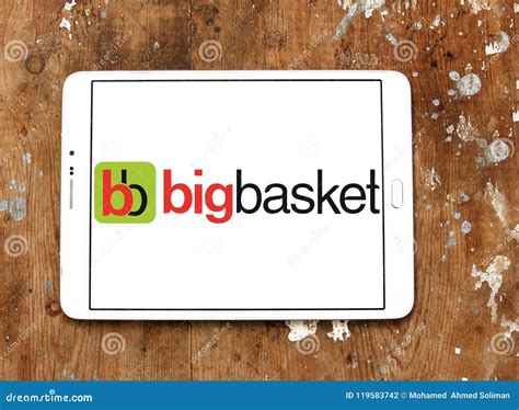 bigbasket  grocery company logo editorial photography image