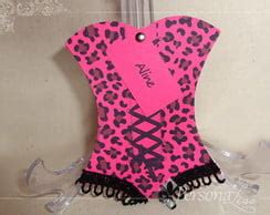 Convite Corpete Chá de Lingerie Oncinha no Elo7 PersonaLiss 364EB6