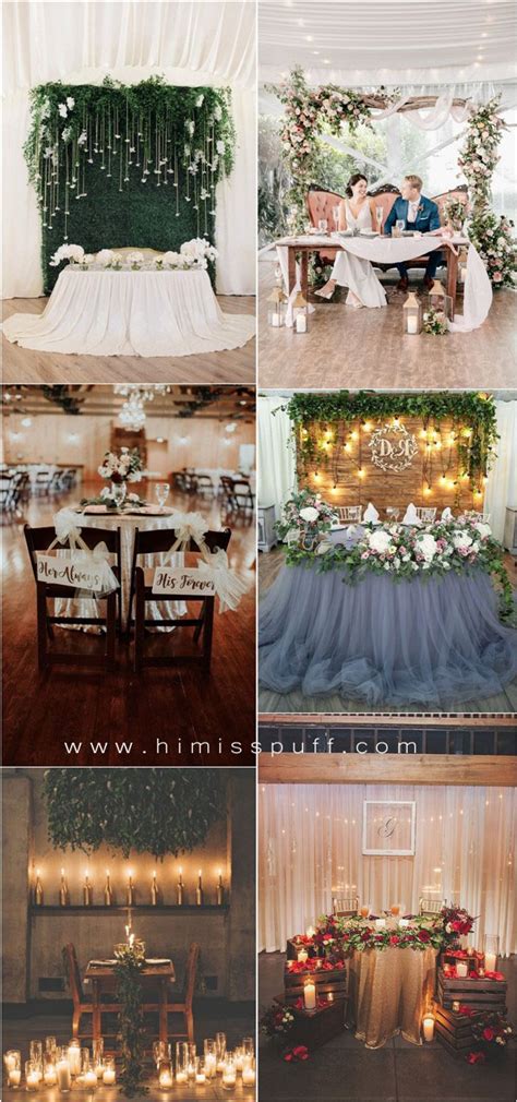 20 Indoor Sweetheart Wedding Table Ideas Hi Miss Puff