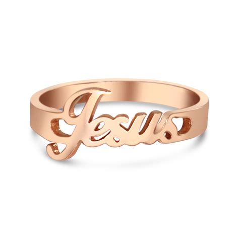 Jesus Ring 18 Karaats