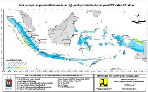 Peta Potensi Tsunami Di Indonesia Newstempo