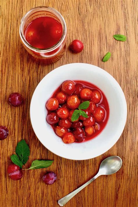 Wild Plum Compote Easy And Quick Recipe Vegan On Board