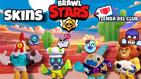 Me Compro Todas Las Skins De La Liga De Clubs Brawl Stars Youtube