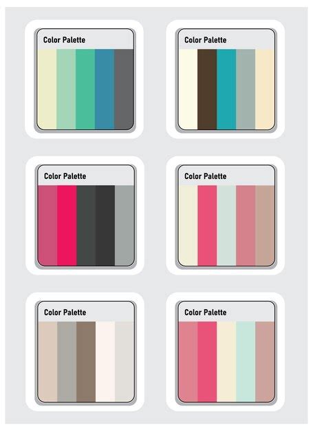 Premium Vector Color Palette Vector Art