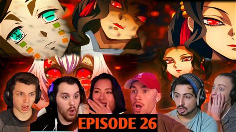 Muzan Kills The Lower Moons Demon Slayer Season 1 Episode 26 Final Episode Reaction Mashup