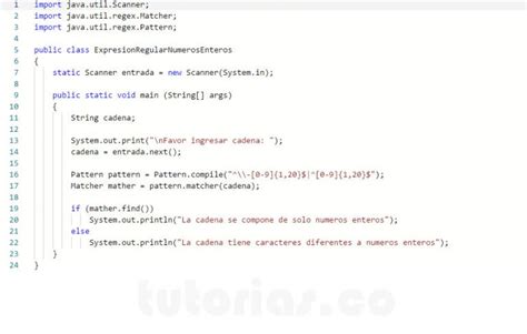 Funciones Java Expresion Regular Numeros Enteros Tutorias Co