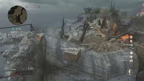 Call Of Duty Ww Prop Hunt Pointe Du Hoc Hiding Spots Youtube