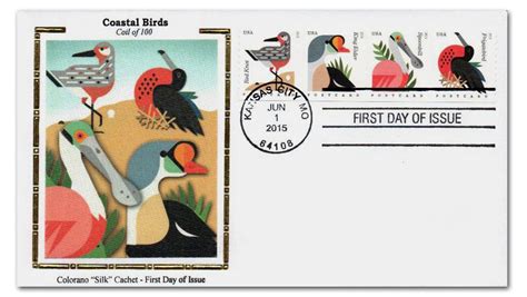 4995 98 2015 35c Coastal Birds Coil Stamps Mystic Stamp Company