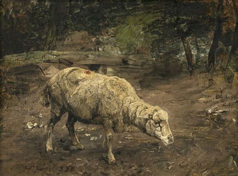 Heinrich Von Zugel - Pasturing Sheep In Landscape | Widewalls