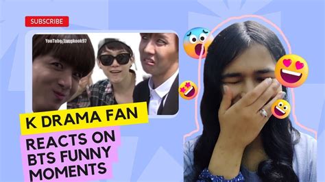 K Drama Fan Reacts On Bts Funny Moments😂😳 Bts Try Not To Laugh