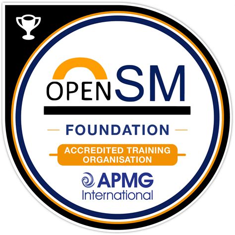 Apmg Accredited Training Organisation Opensm Foundation Credly